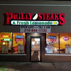 Phillys Steak and Lemonade restaurant located in GARY, IN