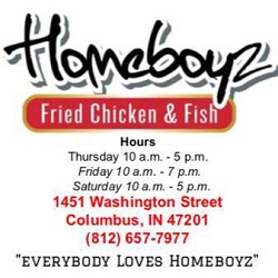 Homeboyz Fried Chicken and Fish restaurant located in COLUMBUS, IN